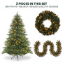 Christabelle 1.8m Prelit Tree 61cm Highland Pine Wreath Prelit 2.74m Highland Pine Christmas Garland thumbnail 15