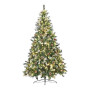 Christabelle 1.2m Pre-Lit LED Tree 61cm Alpine Snow Wreath Prelit 2.74m Alpine Snow Christmas Garland thumbnail 3