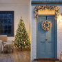 Christabelle 1.2m Pre-Lit LED Tree 61cm Alpine Snow Wreath Prelit 2.74m Alpine Snow Christmas Garland thumbnail 8