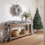 Christabelle 1.2m Pre-Lit LED Tree 61cm Alpine Snow Wreath Prelit 2.74m Alpine Snow Christmas Garland thumbnail 9