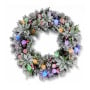 Christabelle 1.2m Pre-Lit Tree Stunning 61cm Snowy Wreath 2.7m Snowy Christmas Garland with LED thumbnail 4