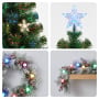 Christabelle 1.2m Pre-Lit Tree Stunning 61cm Snowy Wreath 2.7m Snowy Christmas Garland with LED thumbnail 7