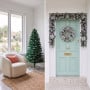 Christabelle 1.2m Pre-Lit Tree Stunning 61cm Snowy Wreath 2.7m Snowy Christmas Garland with LED thumbnail 8