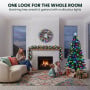 Christabelle 1.2m Pre-Lit Tree Stunning 61cm Snowy Wreath 2.7m Snowy Christmas Garland with LED thumbnail 10