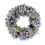 Christabelle 1.5m Pre-Lit Fibre Optic Tree Stunning 61cm Snowy Wreath 2.7m Snowy Garland with LED thumbnail 4
