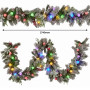 Christabelle 1.5m Pre-Lit Fibre Optic Tree Stunning 61cm Snowy Wreath 2.7m Snowy Garland with LED thumbnail 18