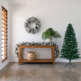 Christabelle 1.5m Pre-Lit Fibre Optic Tree Stunning 61cm Snowy Wreath 2.7m Snowy Garland with LED thumbnail 9