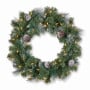 Christabelle Pre-Lit Bayville Pine Christmas Wreath 61cm or Garland 2.7m with 50 LED Lights, Pine Cones & Timer thumbnail 11