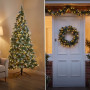 Christabelle 2.3m Christmas Tree 2.7m Garland and Wreath with Warm White Xmas LEDs thumbnail 8