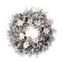 Christabelle Pre-Lit Frosted Colonial Christmas 2pc Set 61cm Wreath and Garland with LED Lights Holiday Decor thumbnail 3
