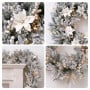 Christabelle Pre-Lit Frosted Colonial Christmas 2pc Set 61cm Wreath and Garland with LED Lights Holiday Decor thumbnail 9
