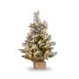 Christabelle Frosted Colonial Christmas 3pc Set 61cm Tree 61cm Wreath 2.7m Garland with LED Lights Holiday Pre-lit Decor thumbnail 13