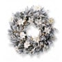 Christabelle Frosted Colonial Christmas 3pc Set 61cm Tree 61cm Wreath 2.7m Garland with LED Lights Holiday Pre-lit Decor thumbnail 14