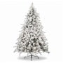 Christabelle Snowy Dorchester Pre-Lit Christmas Tree 2.3m Wreath 1.2m Garland 2.7m Flocked LED Xmas Decor thumbnail 4
