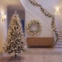 Christabelle Snowy Dorchester Pre-Lit Christmas Tree 2.3m Wreath 1.2m Garland 2.7m Flocked LED Xmas Decor thumbnail 11