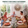 Christabelle Snowy Dorchester Pre-Lit Christmas Tree 2.3m Wreath 1.2m Garland 2.7m Flocked LED Xmas Decor thumbnail 13