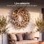 Christabelle Snowy Dorchester Pre-Lit Christmas Tree 2.3m Wreath 1.2m Garland 2.7m Flocked LED Xmas Decor thumbnail 15