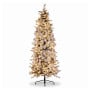 Christabelle Snowy Dorchester Pencil 7.5ft Pre-lit Tree 61cm Wreath 2.7m Garland with LED Lights Holiday Home Decoration thumbnail 3