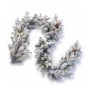 Christabelle Snowy Dorchester Pencil 7.5ft Pre-lit Tree 61cm Wreath 2.7m Garland with LED Lights Holiday Home Decoration thumbnail 5