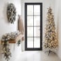 Christabelle Snowy Dorchester Pencil 7.5ft Pre-lit Tree 61cm Wreath 2.7m Garland with LED Lights Holiday Home Decoration thumbnail 8