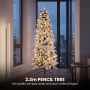 Christabelle Snowy Dorchester Pencil 7.5ft Pre-lit Tree 61cm Wreath 2.7m Garland with LED Lights Holiday Home Decoration thumbnail 11