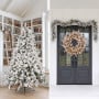 Christabelle Snowy Dorchester Pre-Lit Christmas Tree 9ft 2.7m, Flocked LED Wreath 1.2m or Garland with Pine Cones thumbnail 12