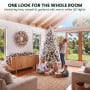 Christabelle Snowy Dorchester Pre-Lit Christmas Tree 9ft 2.7m, Flocked LED Wreath 1.2m or Garland with Pine Cones thumbnail 14