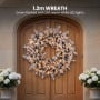Christabelle Snowy Dorchester Pre-Lit Christmas Tree 9ft 2.7m, Flocked LED Wreath 1.2m or Garland with Pine Cones thumbnail 17