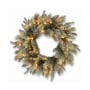 Christabelle Snowy Stamford Spruce 2.3m 7.5ft Tree 61cm Wreath Snowy Stamford 2.7m Christmas Garland Snowy with LED thumbnail 4