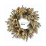 Christabelle Snowy Stamford Spruce 2.3m 7.5ft Tree 61cm Wreath Snowy Stamford 2.7m Christmas Garland Snowy with LED thumbnail 17