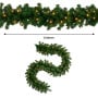 Christabelle Chadwick Green Christmas 3pc Set 61cm Tabletop Tree 61cm Wreath 2.7m Garland with LED Light thumbnail 18