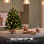 Christabelle Chadwick Green Christmas 3pc Set 61cm Tabletop Tree 61cm Wreath 2.7m Garland with LED Light thumbnail 8