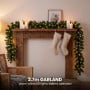 Christabelle Chadwick Green Christmas 3pc Set 61cm Tabletop Tree 61cm Wreath 2.7m Garland with LED Light thumbnail 10