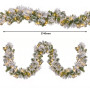 Christabelle Majestic Snow Christmas 2pc Set 61cm Christmas Wreath and Garland with LED Lights Holiday Decor thumbnail 11