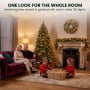 Christabelle Deluxe Mountain Pine 3pc Set 7.5ft Pre-lit Tree 61cm Wreath 2.74m Garland LED Lights Holiday Home Decor thumbnail 7