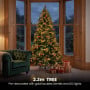 Christabelle Deluxe Mountain Pine 3pc Set 7.5ft Pre-lit Tree 61cm Wreath 2.74m Garland LED Lights Holiday Home Decor thumbnail 9