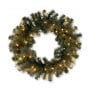 Christabelle Gold Pine Shimmer Christmas 3pc Set 1.2m Potted Christmas Tree Wreath and Garland with LED Lights Holiday Decor thumbnail 14
