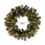 Christabelle Gold Pine Shimmer Christmas 3pc Set 1.2m Potted Christmas Tree Wreath and Garland with LED Lights Holiday Decor thumbnail 17