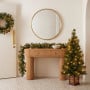 Christabelle Gold Pine Shimmer Christmas 3pc Set 1.2m Potted Christmas Tree Wreath and Garland with LED Lights Holiday Decor thumbnail 12