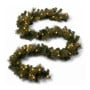 Christabelle Gold Pine Shimmer Slim Christmas 3pc Set 2.3m Christmas Tree Wreath and Garland with LED Lights Holiday Decor thumbnail 6