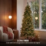 Christabelle Gold Pine Shimmer Slim Christmas 3pc Set 2.3m Christmas Tree Wreath and Garland with LED Lights Holiday Decor thumbnail 12