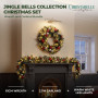 Christabelle 61cm Wreath with LED Lights 2.7m Christmas Garland with LED Light thumbnail 2