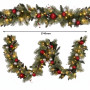 Christabelle 61cm Wreath with LED Lights 2.7m Christmas Garland with LED Light thumbnail 16