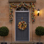 Christabelle 61cm Wreath with LED Lights 2.7m Christmas Garland with LED Light thumbnail 9