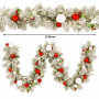 Christabelle 61cm Snowy Elegance Wreath 2.74m Snowy Elegance Garland thumbnail 16