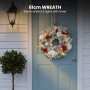 Christabelle 61cm Snowy Elegance Wreath 2.74m Snowy Elegance Garland thumbnail 12