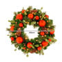 Christabelle Snowy Elegance Christmas 2pc Set 61cm Christmas Wreath and Garland with LED Lights Holiday Decor thumbnail 10