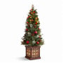 Christabelle Sable Fir Christmas 3pc Set 1.2m Potted Tree 61cm Wreath 2.74m Garland with Multicoloured LED Lights Decor thumbnail 13