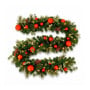 Christabelle Sable Fir Christmas 3pc Set 1.2m Potted Tree 61cm Wreath 2.74m Garland with Multicoloured LED Lights Decor thumbnail 15