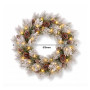 Christabelle 61cm Alpine Snow Wreath Pre-lit 2.74m Alpine Snow Christmas Garland thumbnail 14